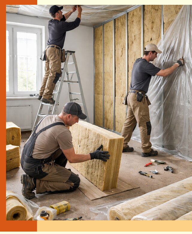 Утепление офисных помещений под ключ в Ухте